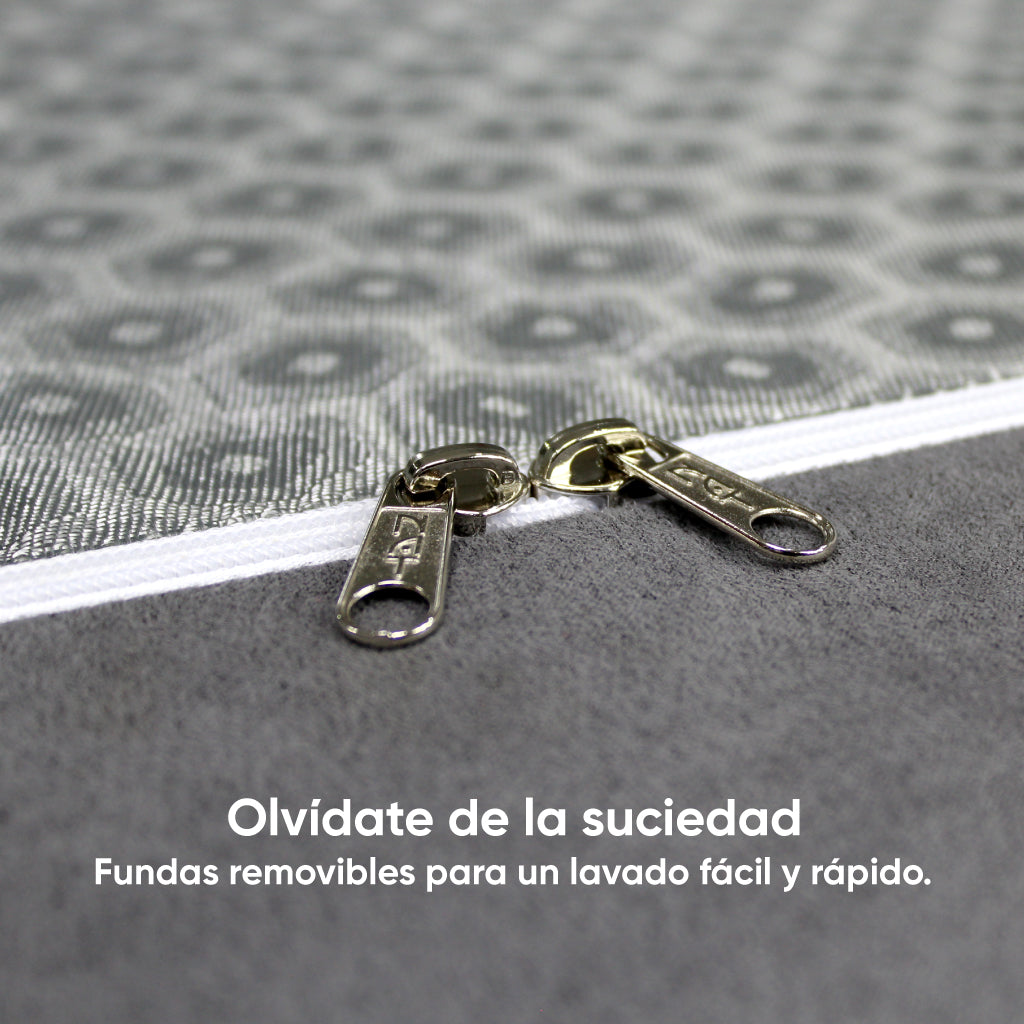 Colchón Aletto Básic + 2 Almohadas Bambou