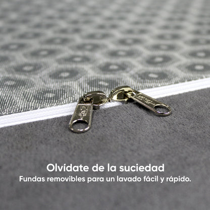 Colchón Aletto Básic + 2 Almohadas Bambou